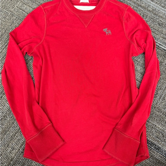 Abercrombie & Fitch Other - Abercrombie & Fitch Vibrant Red Long Sleeve Tee